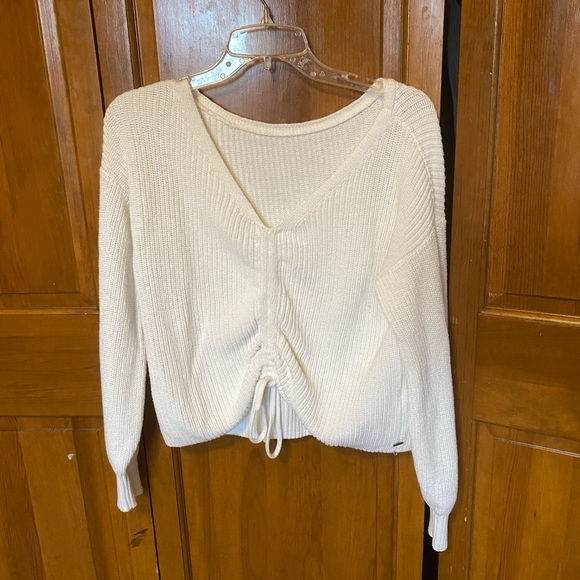Hollister drawstring cinched sweater - Picture 1 of 12